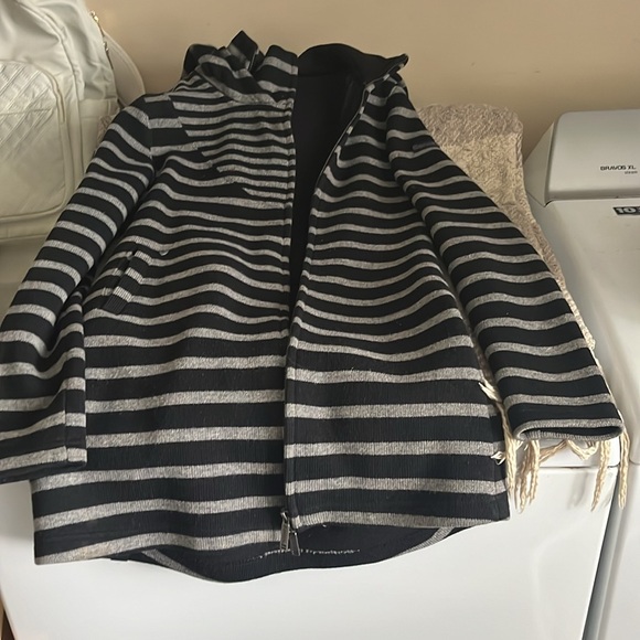 Bench Black Long Lightweight Long Fall Jacket Coat Large - Picture 2 of 7